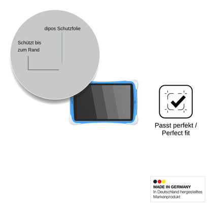 Blickschutzfolie für Gezoon Kinder Tab 10 matt Schutzfolie Privacy