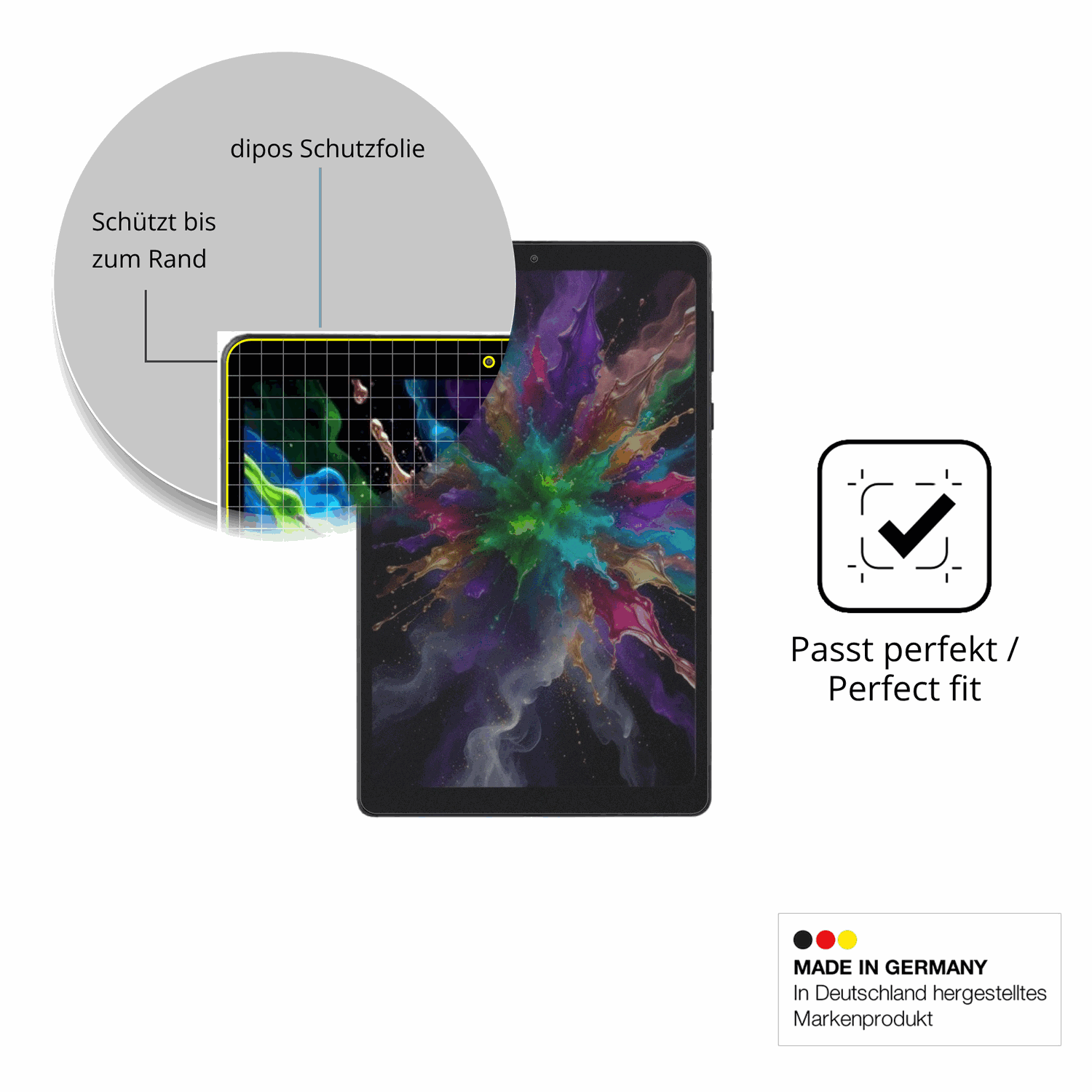 Schutz gegen Kratzer auf dem Headwolf FPad 6 Glas durch Schlüssel oder Ähnliches