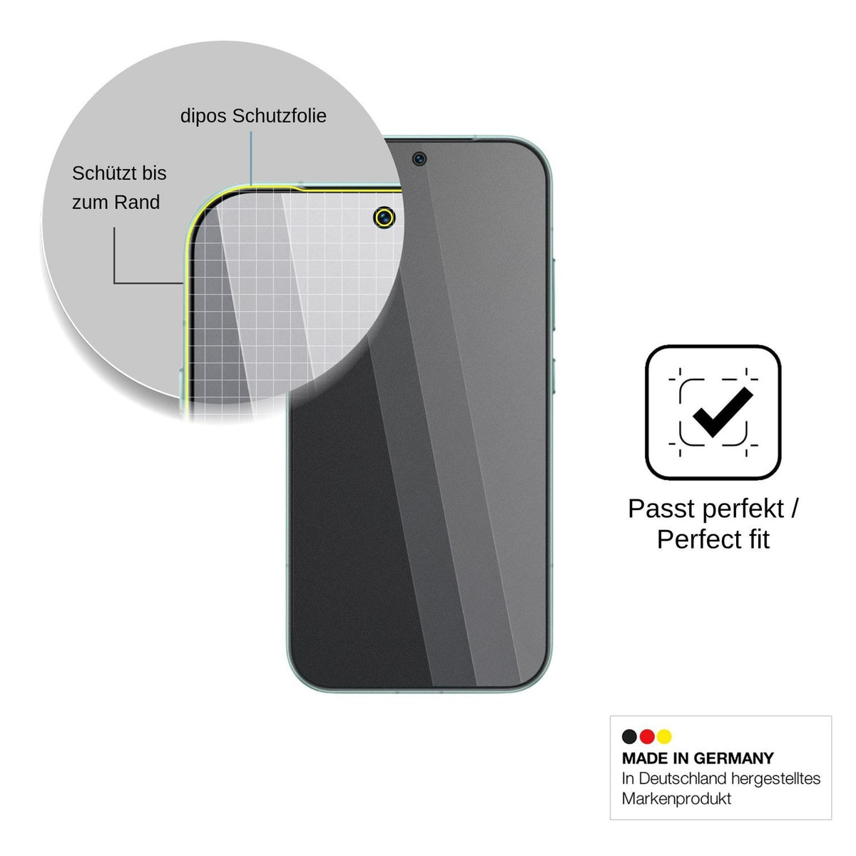 Blickschutzfolie für Honor Magic9 Super Edition matt Schutzfolie Privacy