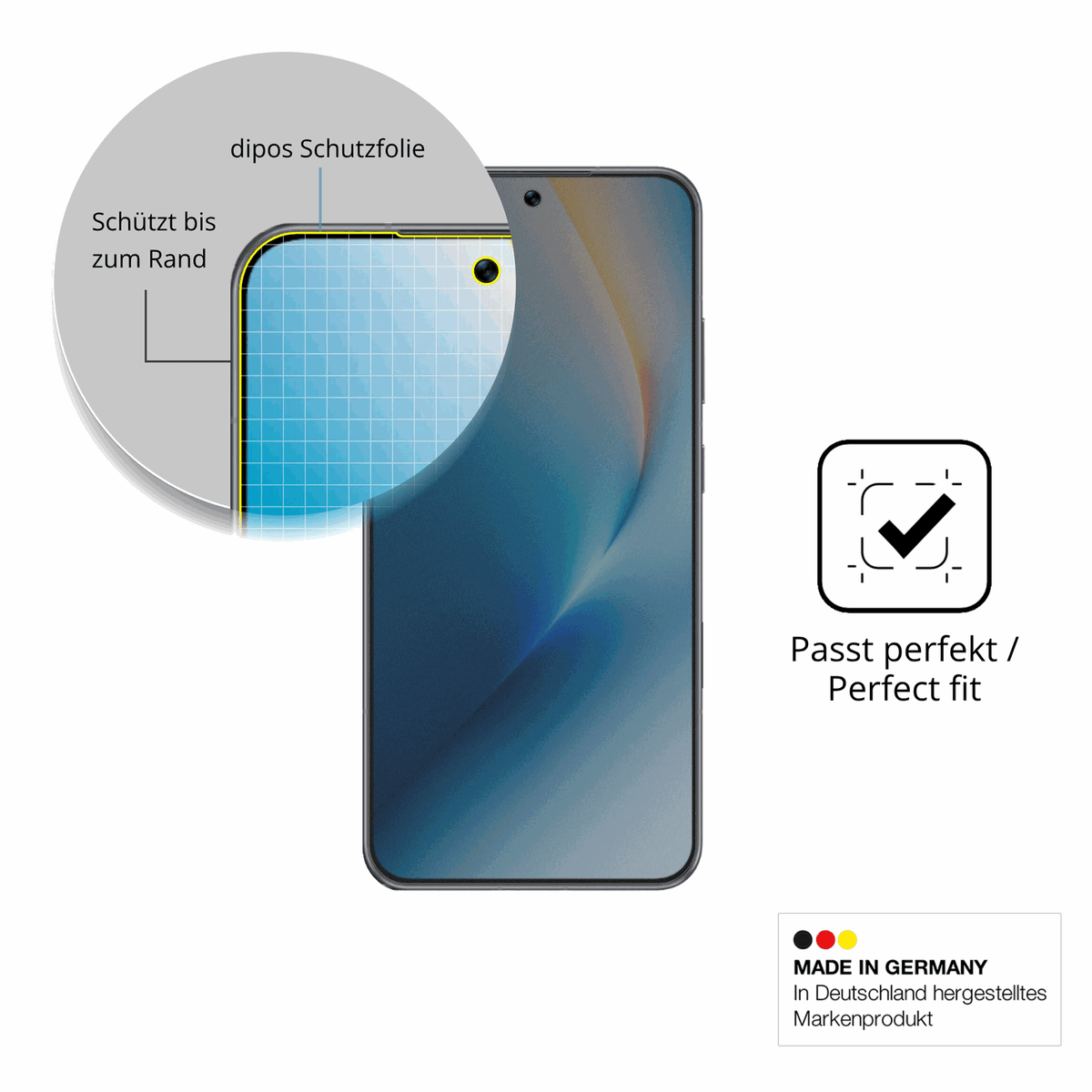 Schutz gegen Kratzer auf dem Honor Win Glas durch Schl�ssel oder �hnliches