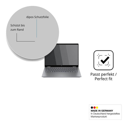 Schutz gegen Kratzer auf dem HP OmniBook X Flip 14-fk0773ng Glas durch Schlüssel oder Ähnliches