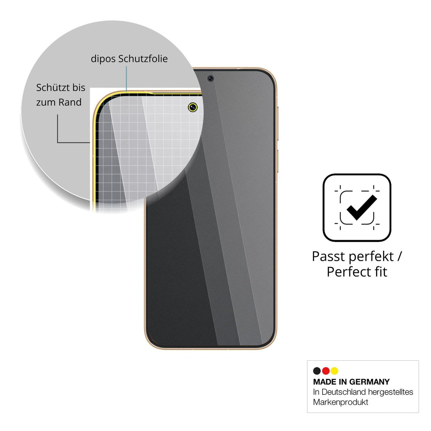 Schutz gegen Kratzer auf dem Huawei Pura 90s Pro Glas durch Schlüssel oder Ähnliches