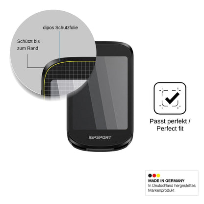 Blickschutzfolie für iGPSPORT BSC200 Pro matt Schutzfolie Privacy