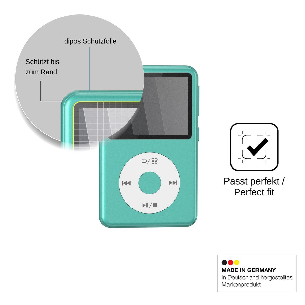 Blickschutzfolie für innioasis Y2 matt Schutzfolie Privacy