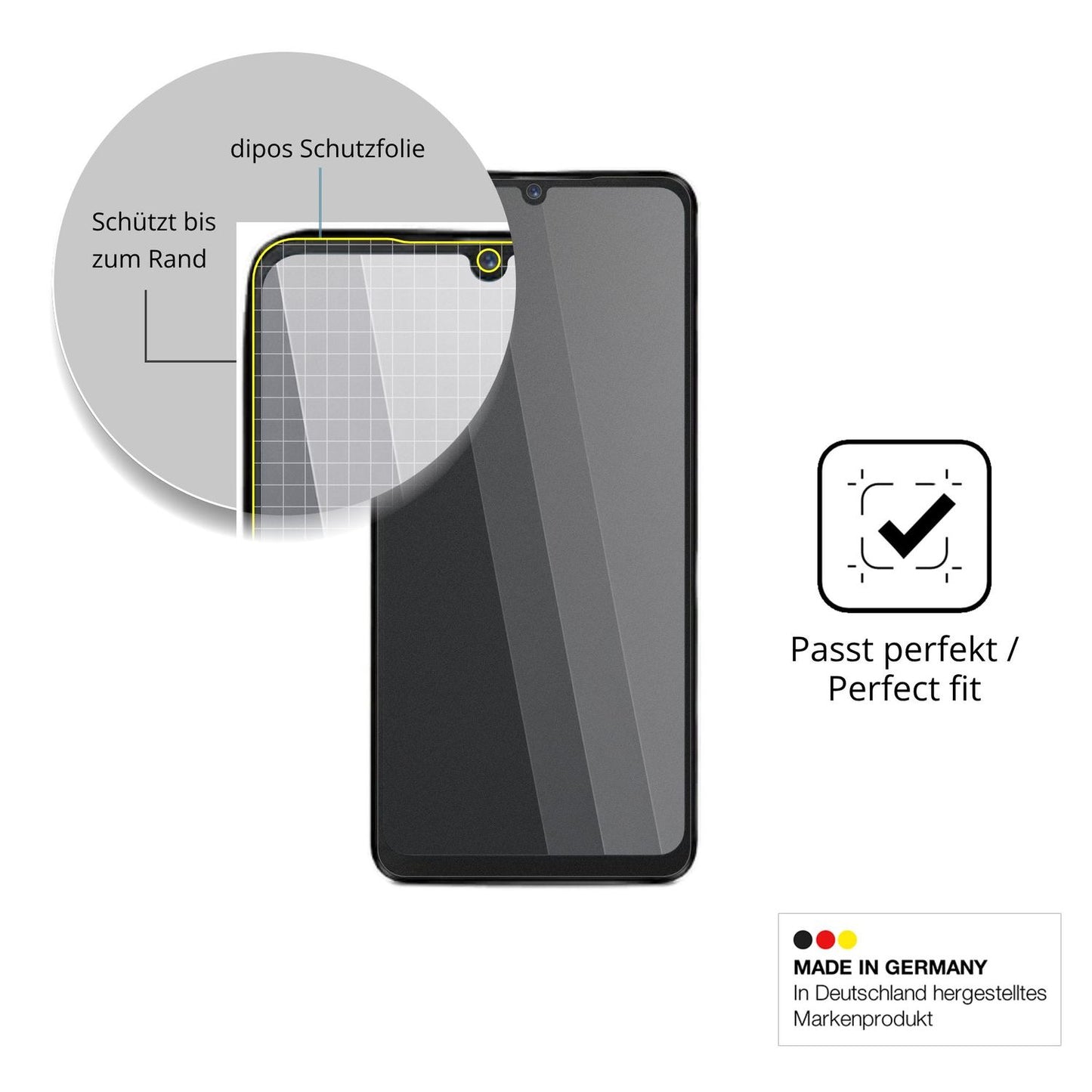 Schutz gegen Kratzer auf dem invens Note 5G Glas durch Schlüssel oder Ähnliches