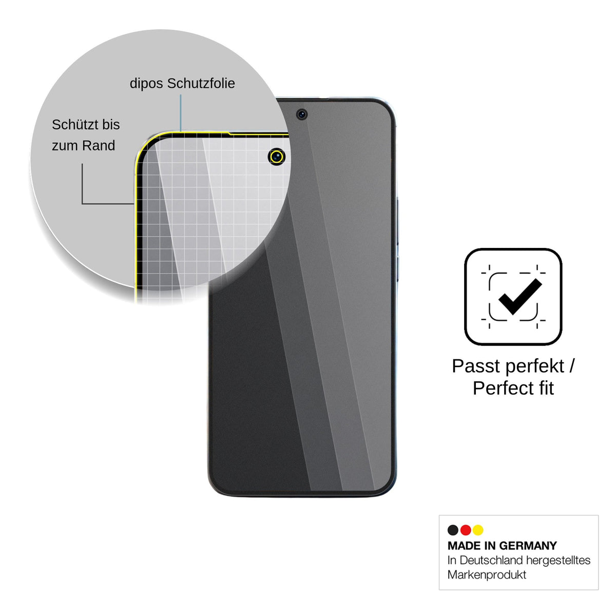 Blickschutzfolie für iQOO 16 matt Schutzfolie Privacy