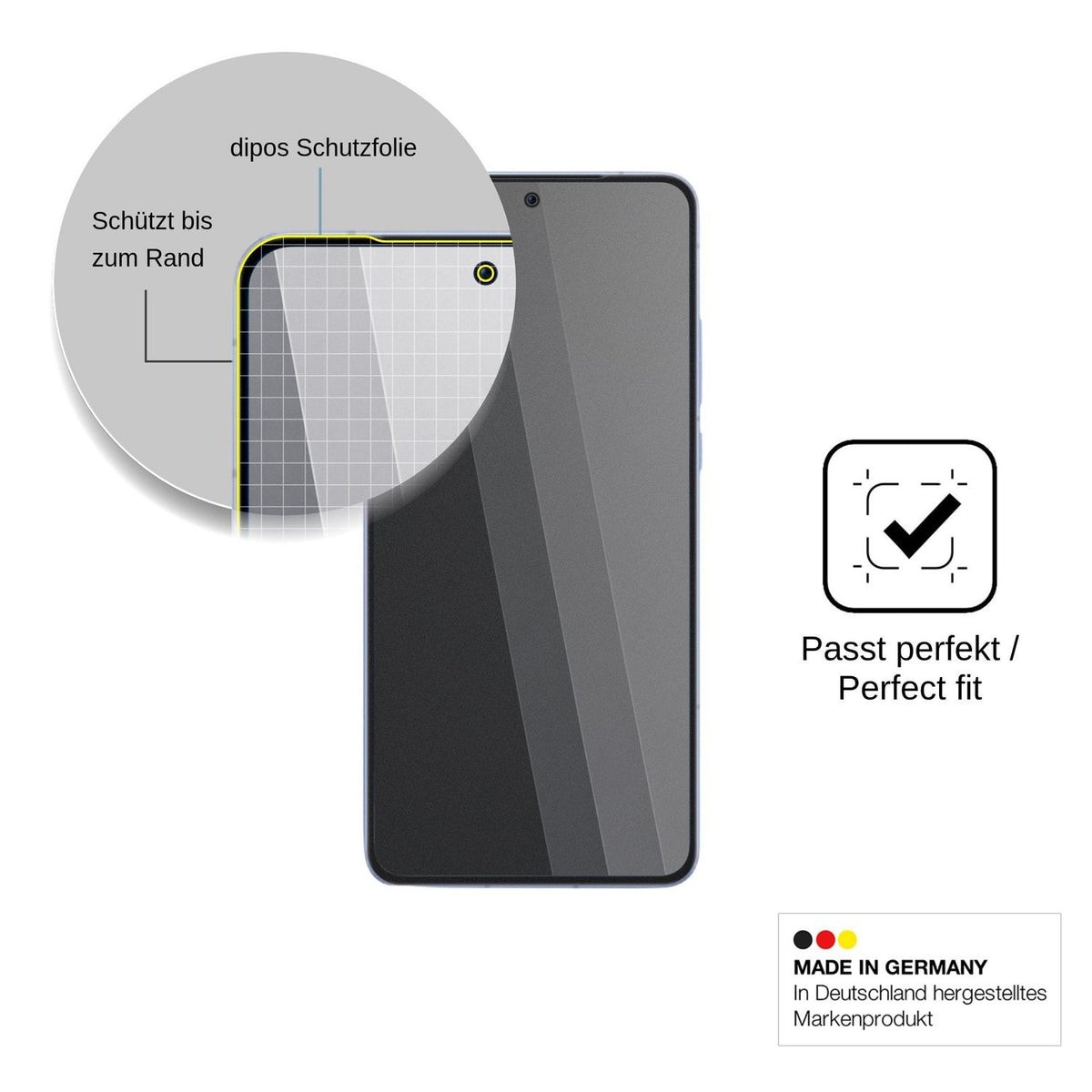 Blickschutzfolie für iQOO Neo 12 matt Schutzfolie Privacy