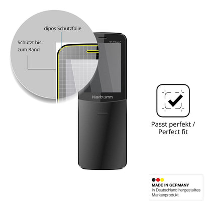 Schutz gegen Kratzer auf dem Karbonn K Phone 7 Glas durch Schlüssel oder Ähnliches