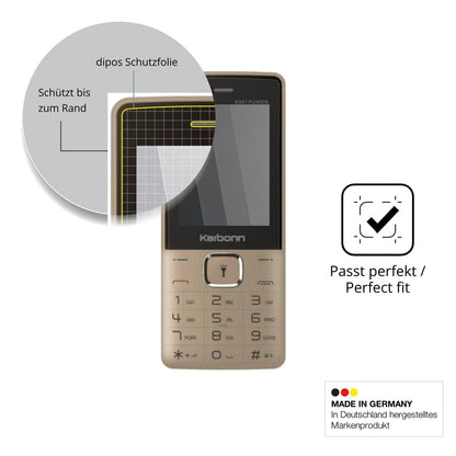 Schutz gegen Kratzer auf dem Karbonn K451 Power Glas durch Schlüssel oder Ähnliches