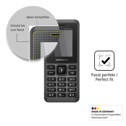 Schutz gegen Kratzer auf dem Karbonn K5 Jumbo 2 Glas durch Schlüssel oder Ähnliches