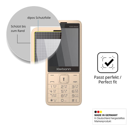Schutz gegen Kratzer auf dem Karbonn K885 Metal Glas durch Schlüssel oder Ähnliches