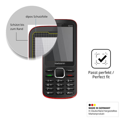 Schutz gegen Kratzer auf dem Karbonn KC10 Glas durch Schlüssel oder Ähnliches