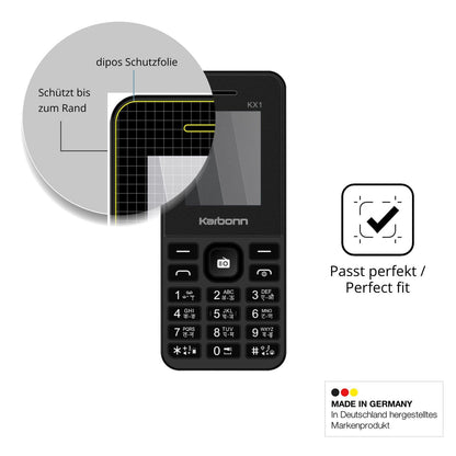 Schutz gegen Kratzer auf dem Karbonn KX1 Glas durch Schlüssel oder Ähnliches