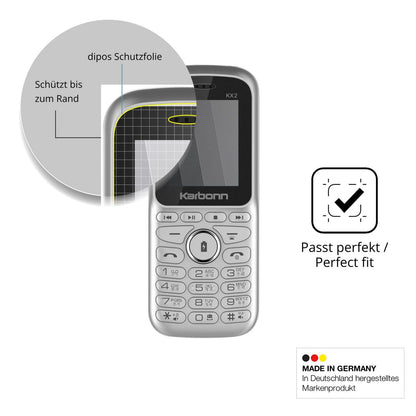 Schutz gegen Kratzer auf dem Karbonn KX2 Glas durch Schlüssel oder Ähnliches