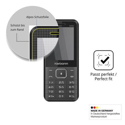 Schutz gegen Kratzer auf dem Karbonn KX24 Glas durch Schlüssel oder Ähnliches