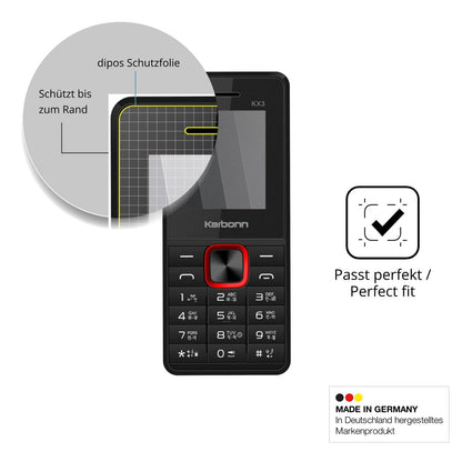 Schutz gegen Kratzer auf dem Karbonn KX3 Glas durch Schlüssel oder Ähnliches