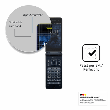 Schutz gegen Kratzer auf dem Kyocera Digno Keitai Cameraless Glas durch Schlüssel oder Ähnliches