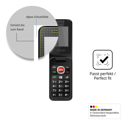 Schutz gegen Kratzer auf dem Logicom Fleep S90 Glas durch Schlüssel oder Ähnliches