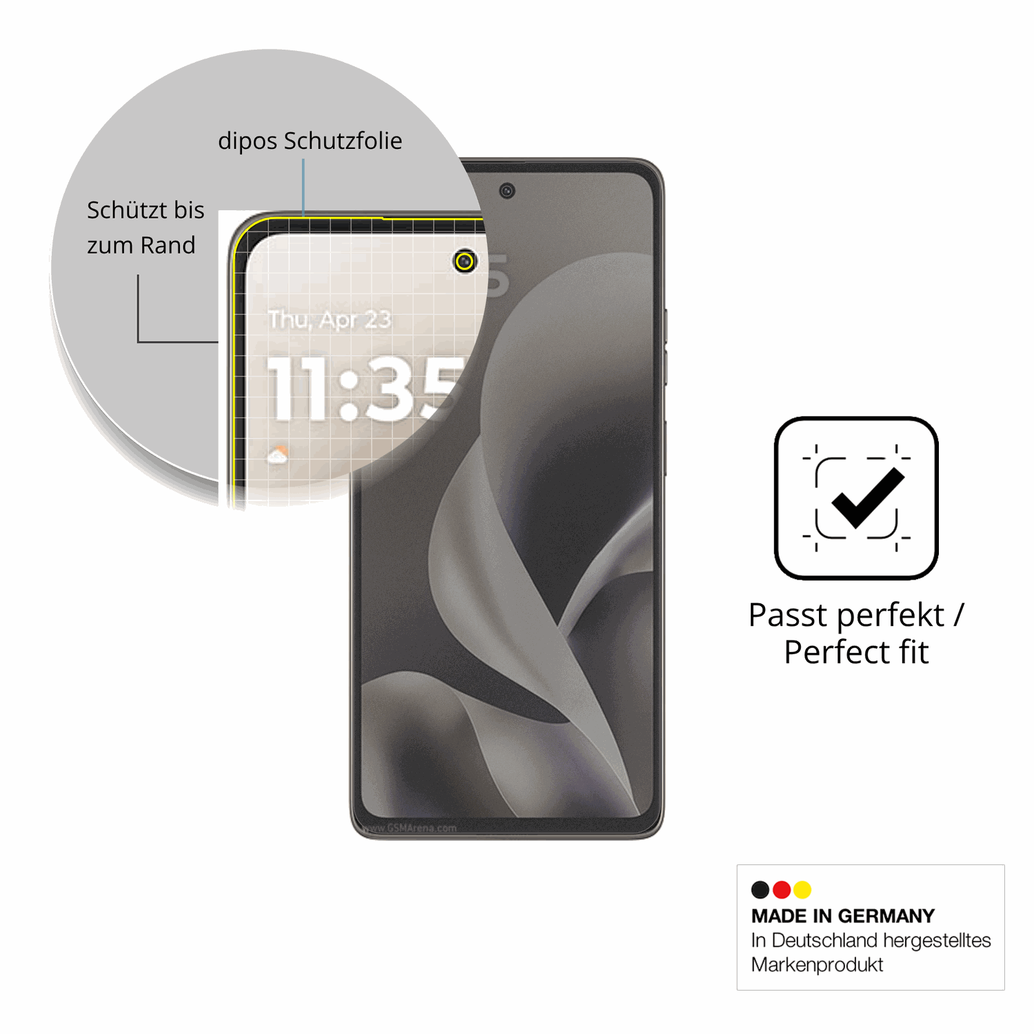 Schutz gegen Kratzer auf dem Motorola Moto G Power 2026 Glas durch Schl�ssel oder �hnliches