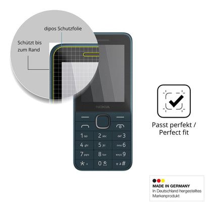 Schutz gegen Kratzer auf dem Nokia 225 4G Glas durch Schlüssel oder Ähnliches