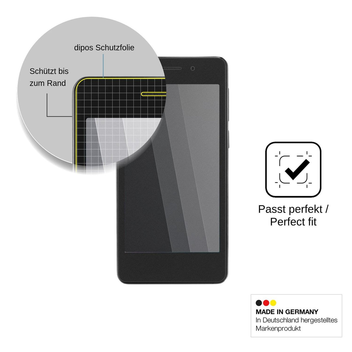 Blickschutzfolie für Nomi i450 Trend matt Schutzfolie Privacy