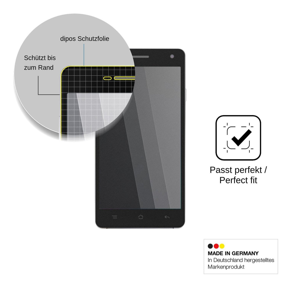Blickschutzfolie für Nomi i501 Style matt Schutzfolie Privacy