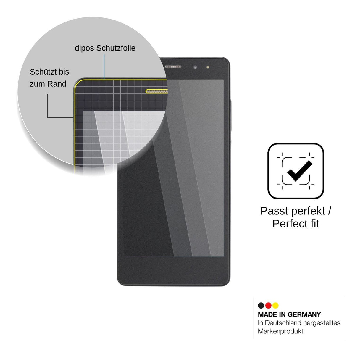 Blickschutzfolie für Nomi i502 Drive matt Schutzfolie Privacy