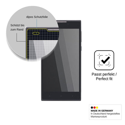 Blickschutzfolie für Nomi i508 Energy matt Schutzfolie Privacy