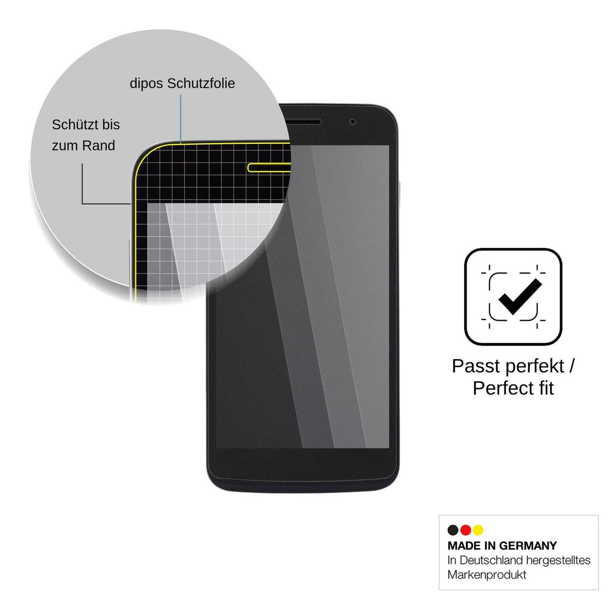 Blickschutzfolie für Nomi i551 Wave matt Schutzfolie Privacy