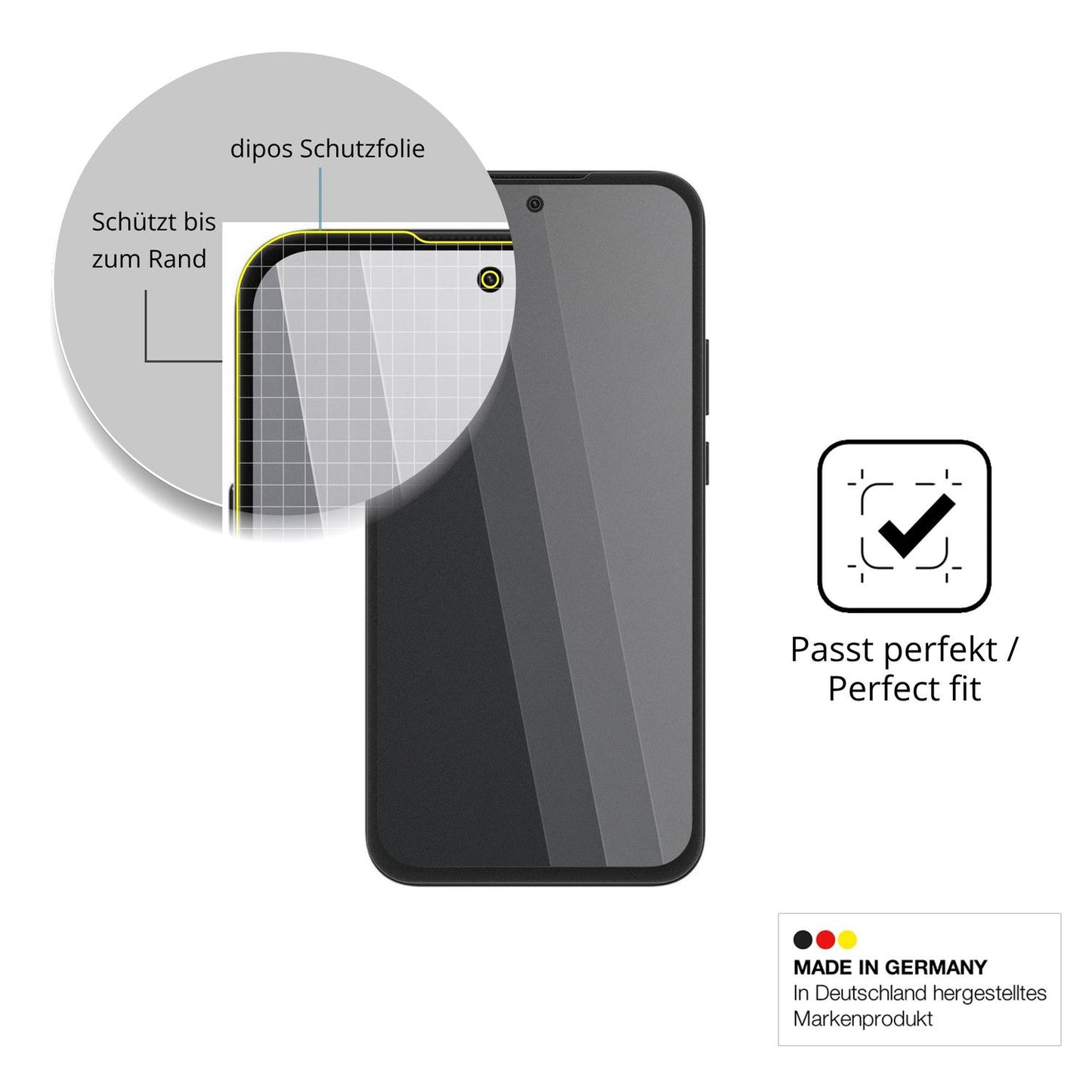 Schutz gegen Kratzer auf dem Nothing Phone 4b Glas durch Schlüssel oder Ähnliches