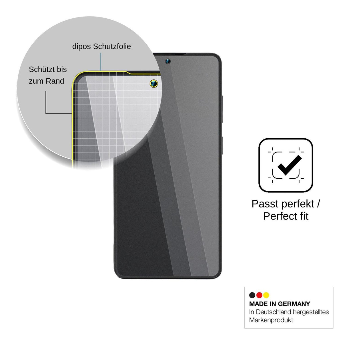 Blickschutzfolie für OEVNLZ J26 Ultra matt Schutzfolie Privacy