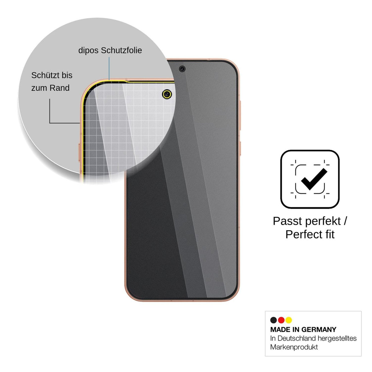 Blickschutzfolie für OnePlus 16 matt Schutzfolie Privacy