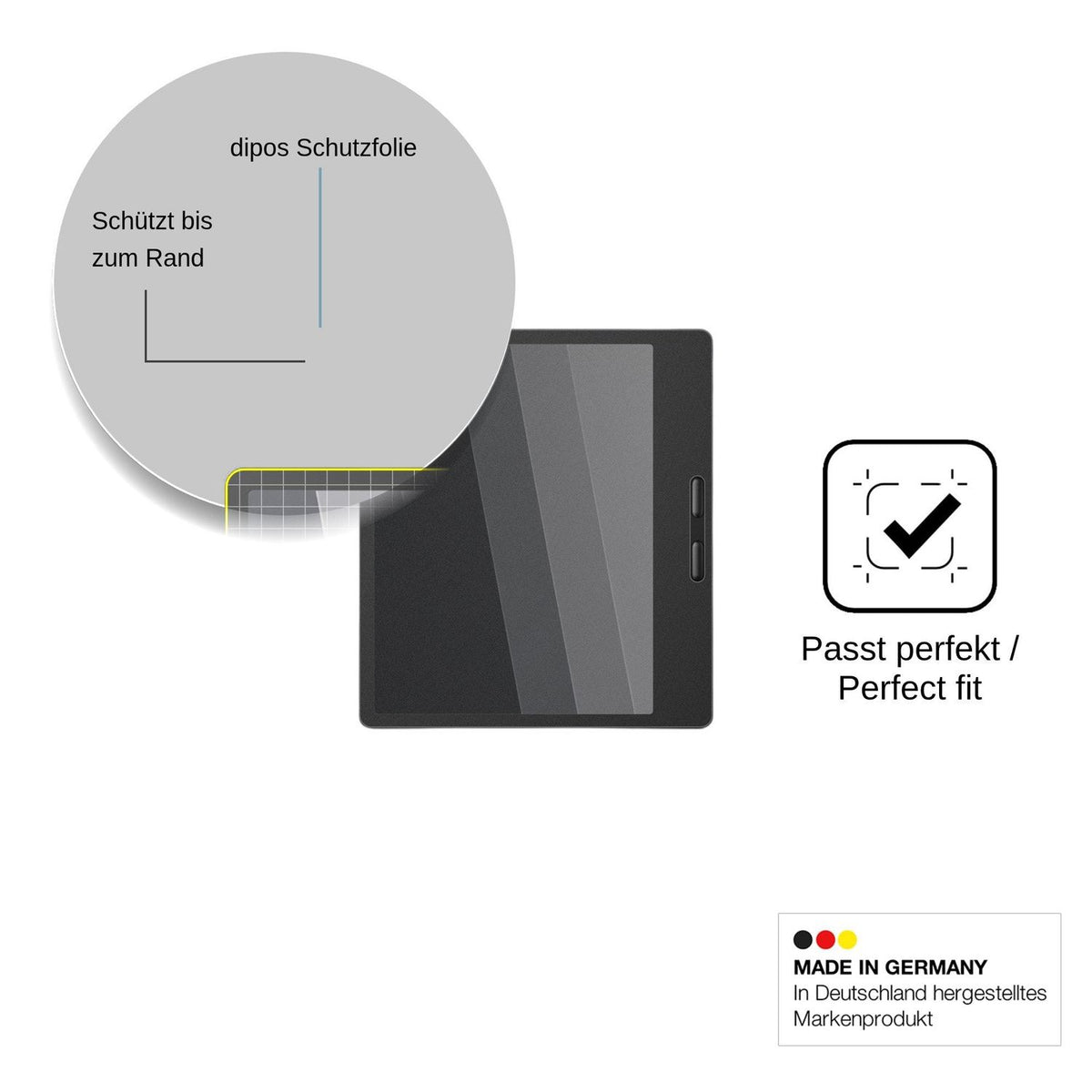 Blickschutzfolie für Onyx Boox Leaf 5 matt Schutzfolie Privacy