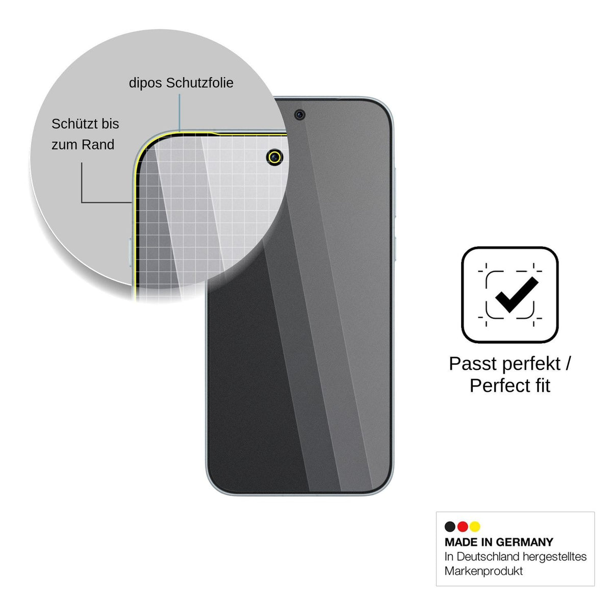 Blickschutzfolie für Oppo Find X10 matt Schutzfolie Privacy