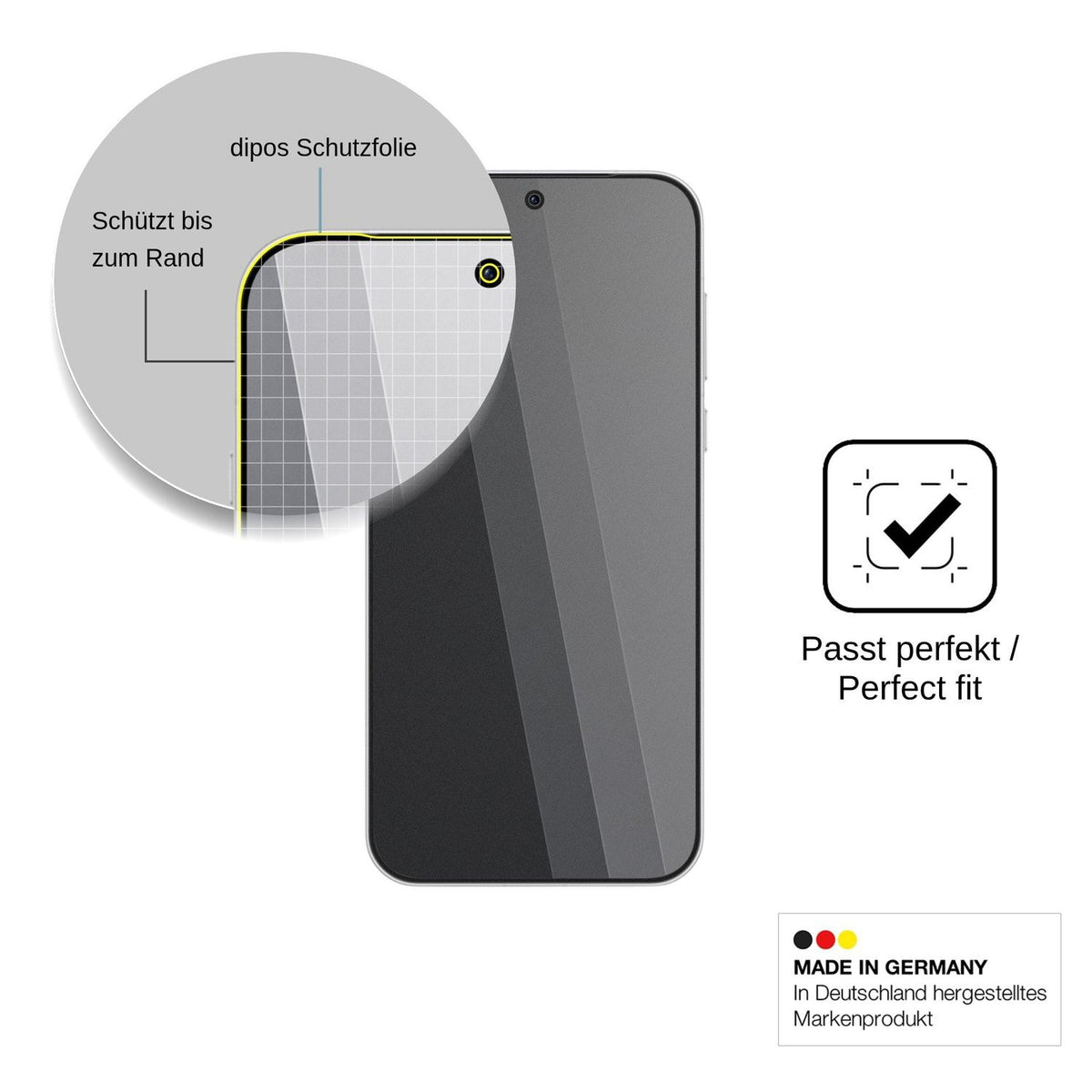 Blickschutzfolie für Oppo Find X10 Pro Max matt Schutzfolie Privacy