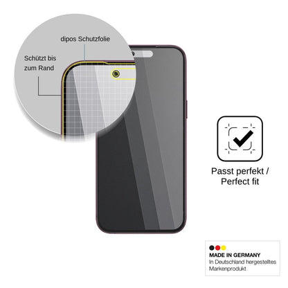 Blickschutzfolie für Oukitel C18 Pro Max matt Schutzfolie Privacy