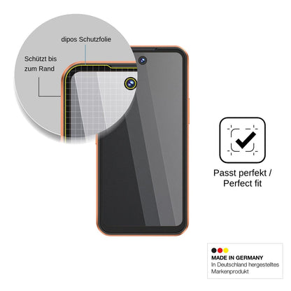 Blickschutzfolie für Oukitel C26 Mini matt Schutzfolie Privacy