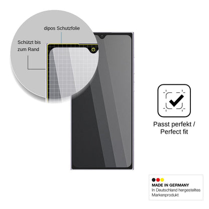 Blickschutzfolie für Oukitel C61 Pro matt Schutzfolie Privacy
