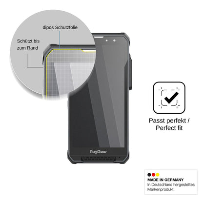 Blickschutzfolie für RugGear RG880i matt Schutzfolie Privacy