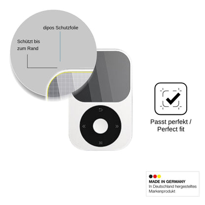Blickschutzfolie für Shanling Q II matt Schutzfolie Privacy
