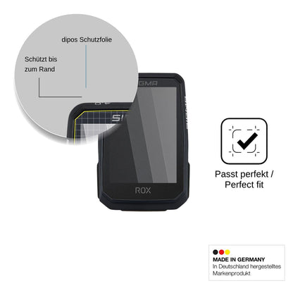 Blickschutzfolie für Sigma ROX 4.0 Endurance matt Schutzfolie Privacy