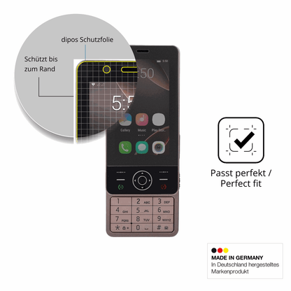 Schutz gegen Kratzer auf dem Sxhlseller Slide Phone Glas durch Schlüssel oder Ähnliches