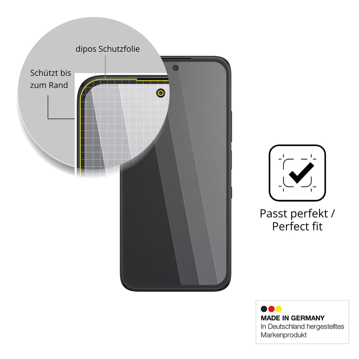 Schutz gegen Kratzer auf dem TCL K70 NXTpaper Glas durch Schlüssel oder Ähnliches
