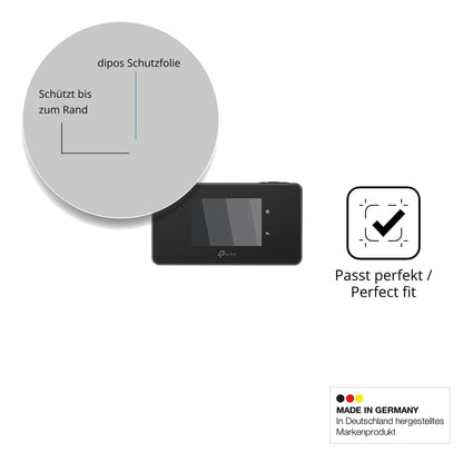 Schutz gegen Kratzer auf dem TP-Link M8550 Glas durch Schlüssel oder Ähnliches