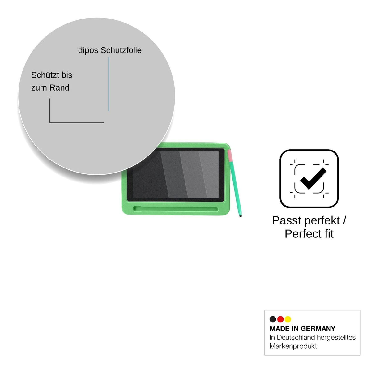 Blickschutzfolie für TT.KIDS K06 matt Schutzfolie Privacy