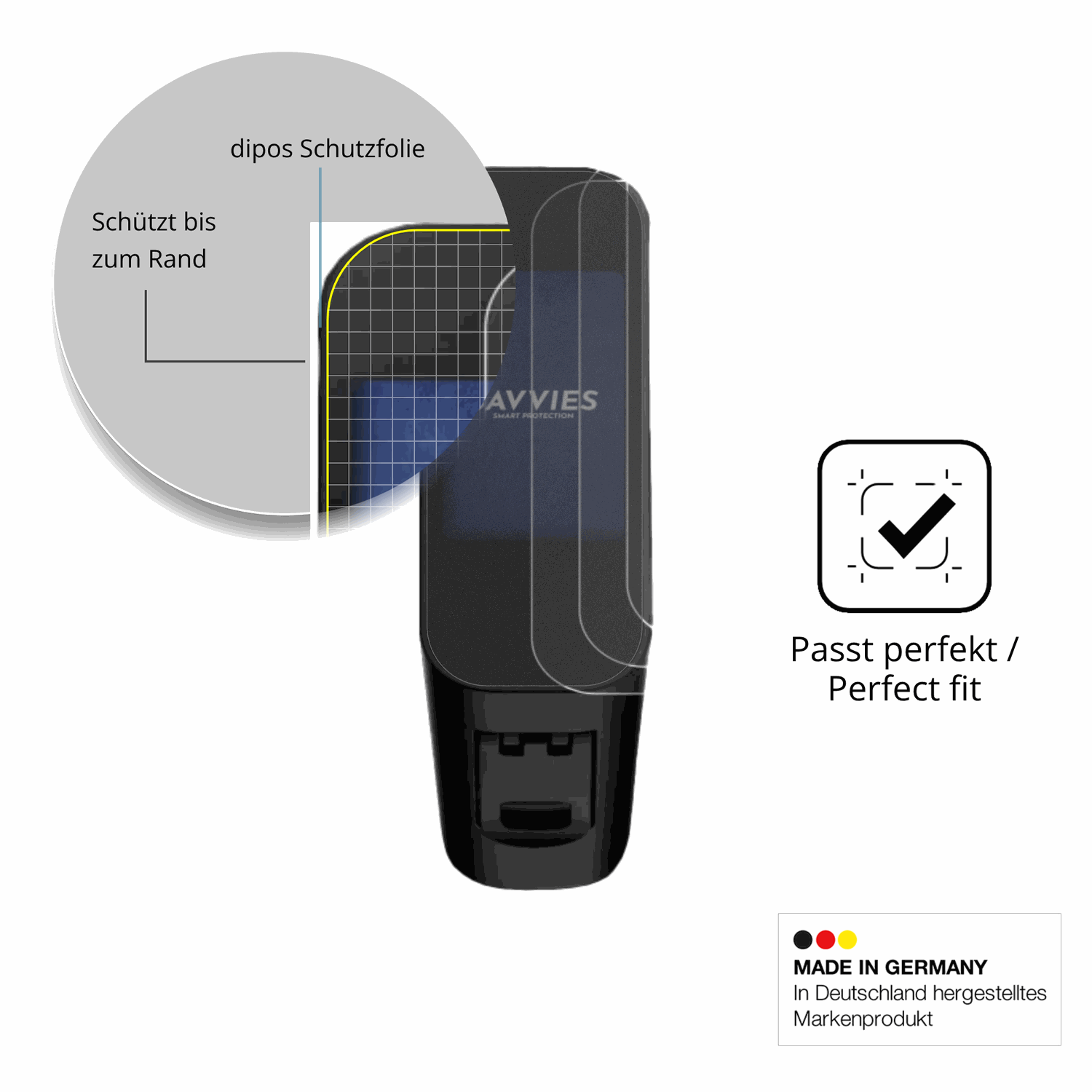 Schutz gegen Kratzer auf dem Xiaomi Electric Scooter 6 Max Glas durch Schlüssel oder Ähnliches