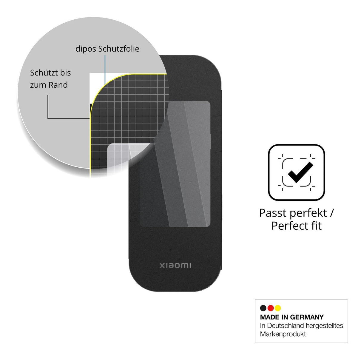 Schutz gegen Kratzer auf dem Xiaomi Electric Scooter 6 Ultra Glas durch Schlüssel oder Ähnliches