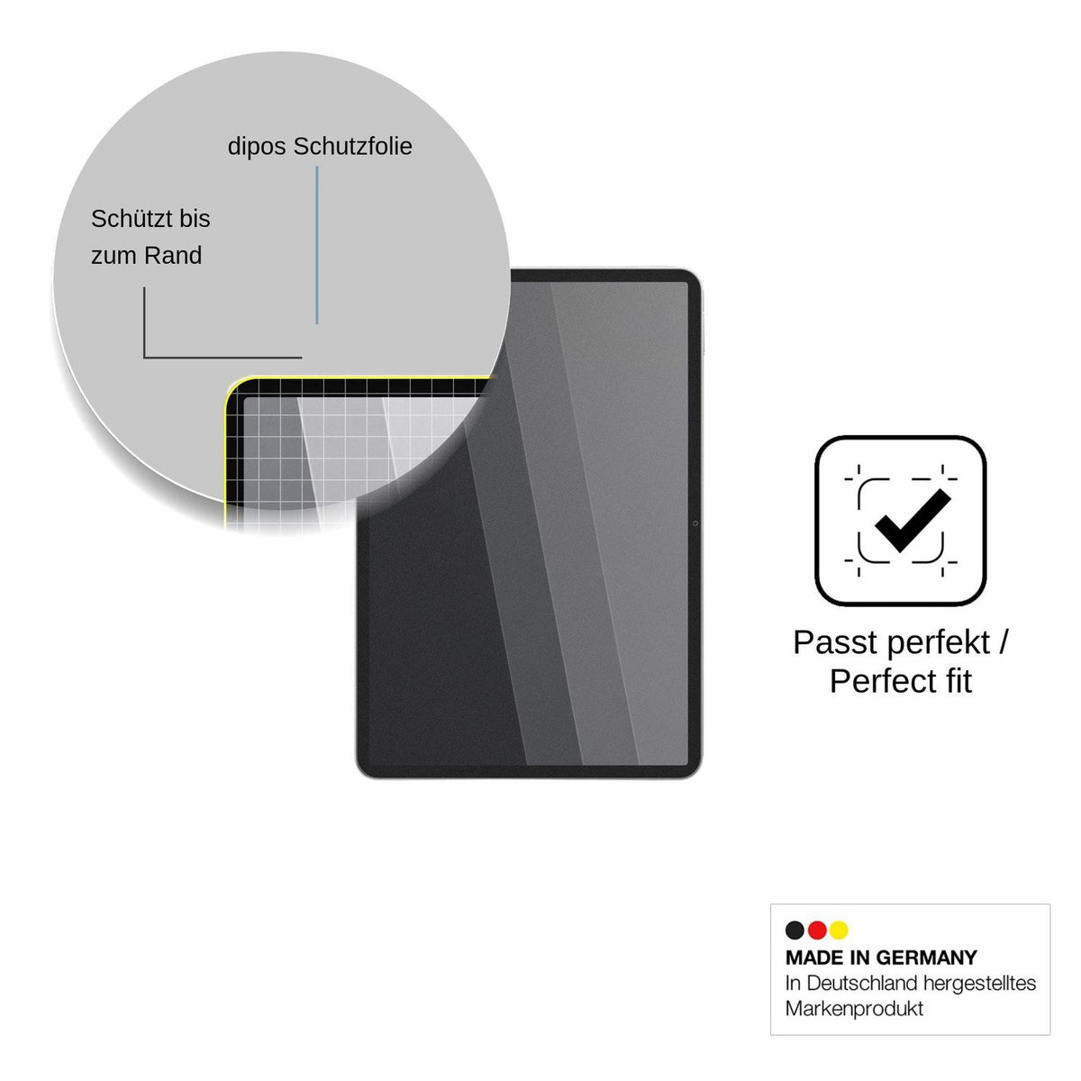 Blickschutzfolie für Xiaomi Pad 9 matt Schutzfolie Privacy