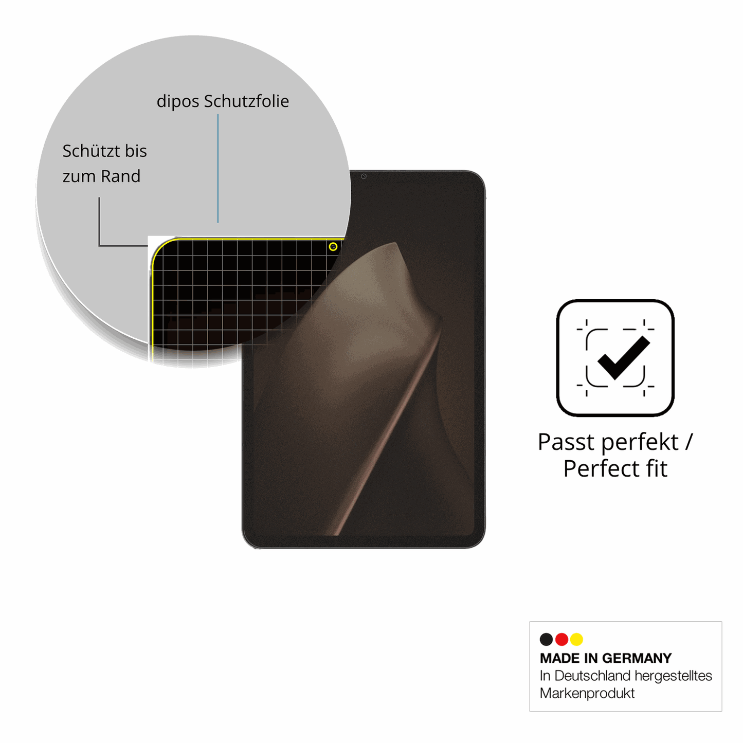 Schutz gegen Kratzer auf dem Xiaomi Pad Mini 8.8 Glas durch Schlüssel oder Ähnliches