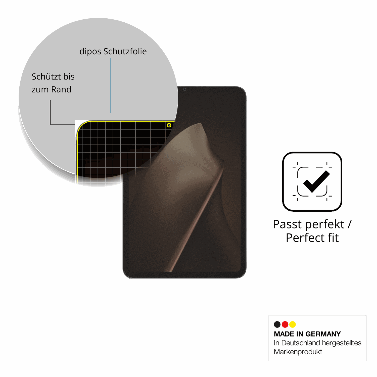 Schutz gegen Kratzer auf dem Xiaomi Pad Mini 8.8 Glas durch Schlüssel oder Ähnliches
